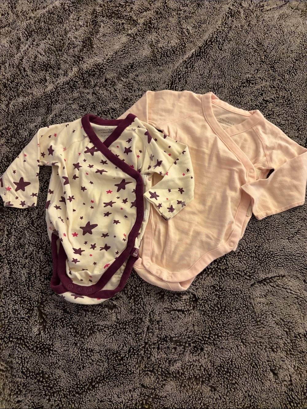 Moon and Back By Hanna Andersson One-Piece Bodysuits (2Pack) Size 6-12 months